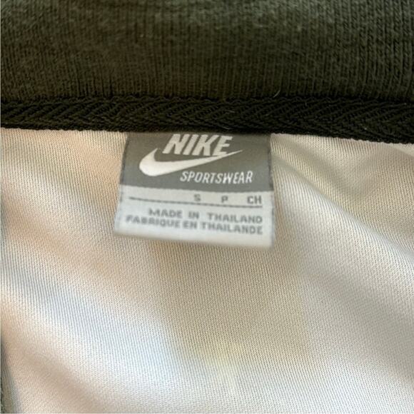 Nike Manchester United Soccer Club Zip Up Jacket Green Black Checkered Size S - Picture 7 of 13